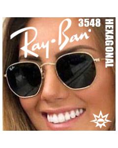 Óculos Sol Ray-Ban 3548 · Hexagonal